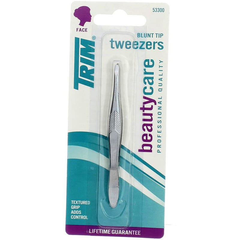 Trim Square Tip Tweezers, Pack of 2 , Precision Tips for Hair & Splinter Removal - Image 3
